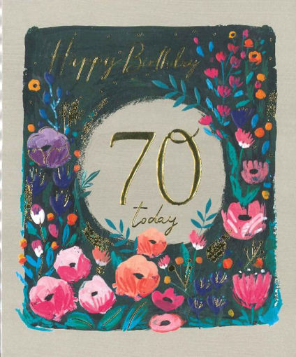 Picture of 70TH BIRTHDAY CARD
